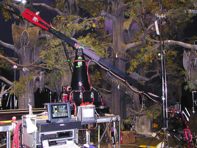 Kuper and General Lift motion controledl camera system at the Elven city of Lothlorien